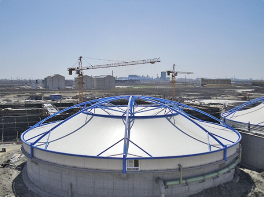 吴忠市污水池加盖膜结构工程 - 排名